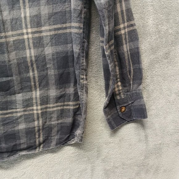 FIELD & STREAM Men Flannel Shirt Winter Button-Up Pocket Casual Plaid MEDIUM - Picture 10 of 11